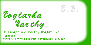 boglarka marthy business card